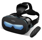 Canbor VR Headset with Remote Controller Virtual Reality Headset VR Goggles for 3D Movies and Games Compatible with 4.0-6.3 Inches for iPhone, Samsung Sony More Smartphones