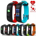 Smart Bracelet P1 Plus Fitness Bracelet Color Screen  Heart Rate Monitor Sports Health Fitness Tracker Message Remind Smart Band